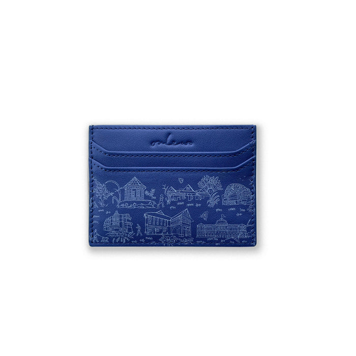 ‘City In The Garden’ Leather Card Sleeve