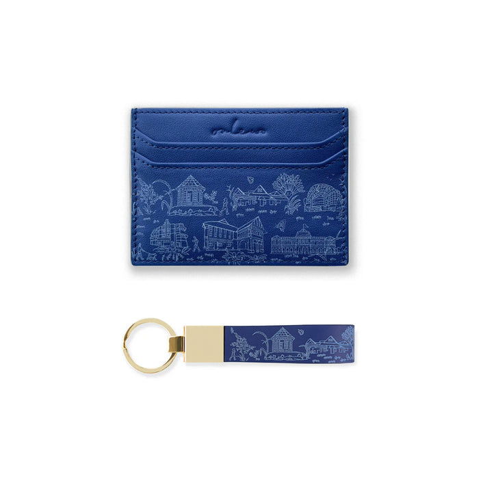 ‘City In The Garden’ Leather Card Sleeve