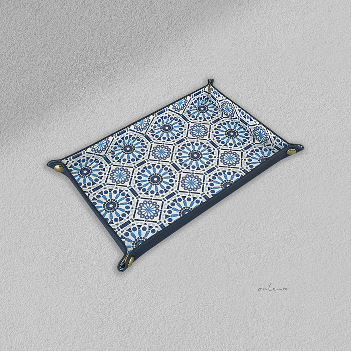 'Kueh Tile' leather tray